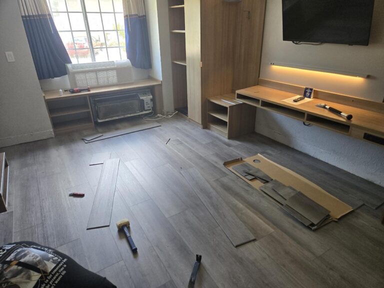 LVT FLOORING FOR MOTEL