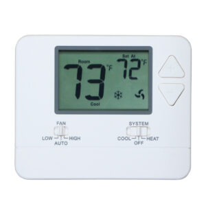 Amana GWT01NE Universal Wireless Digital Wall Thermostat Kit with Antenna Transceiver | 24V / Battery-Powered 2-Speed Fan Control for PTAC & Heat Pump Systems