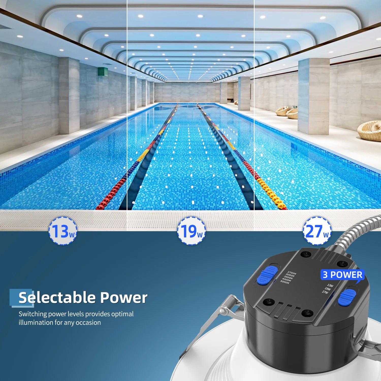 6" LED Commercial Downlight – DNL Series (6-Pack) | Selectable Wattage & CCT - Image 9