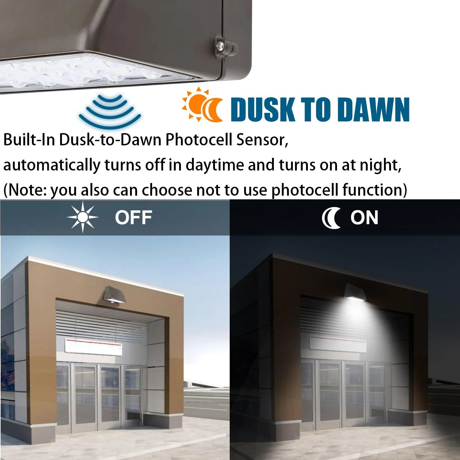 Lush Pro-Wall Prime | Tunable 28W-70W LED Wall Pack | 3-Color Selectable - Image 4