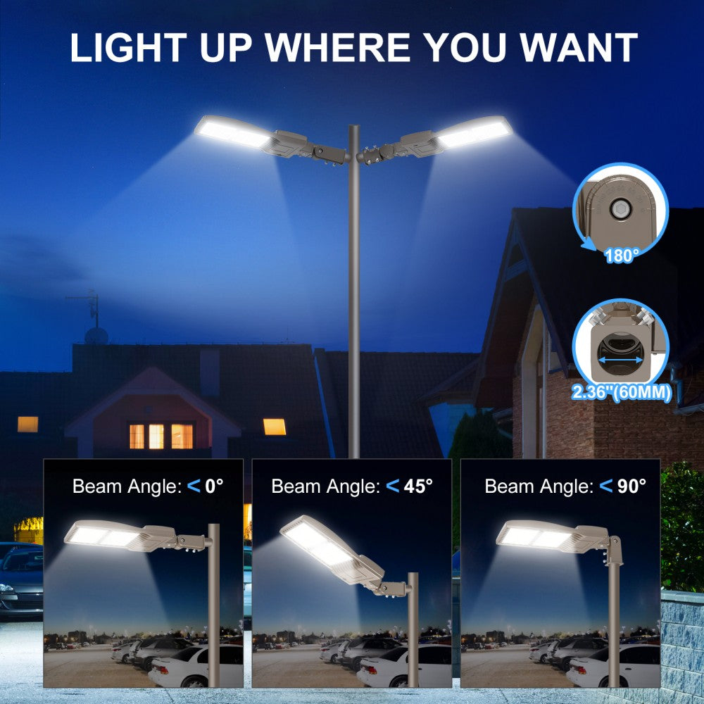 Lush Atlas Heavy-Duty LED Parking Lot Light | 150W - 450W Industrial Shoebox - Image 3