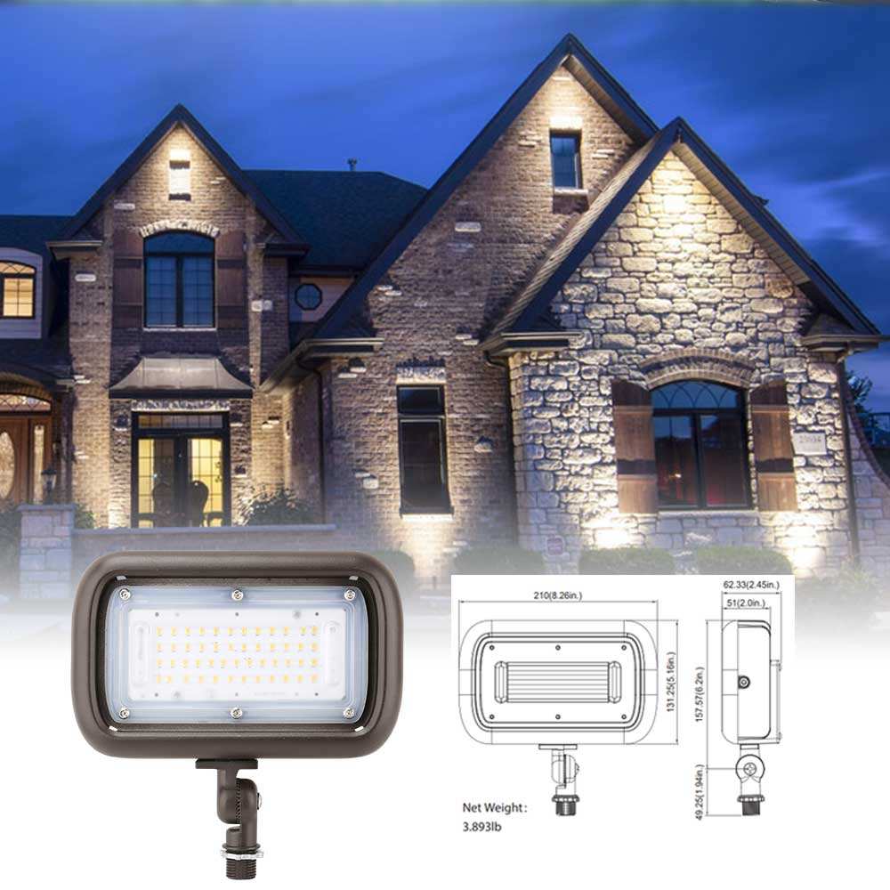 45W High-Output Knuckle Flood Light for Signage and Landscapes