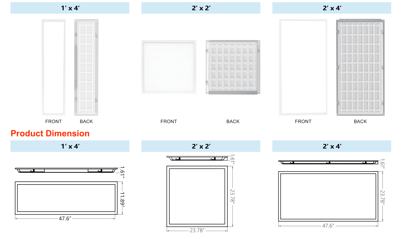 Lush Panel-Pro Ultra | 5-in-1 Tunable LED Flat Panel | 2x2, 1x4, & 2x4 Options - Image 7