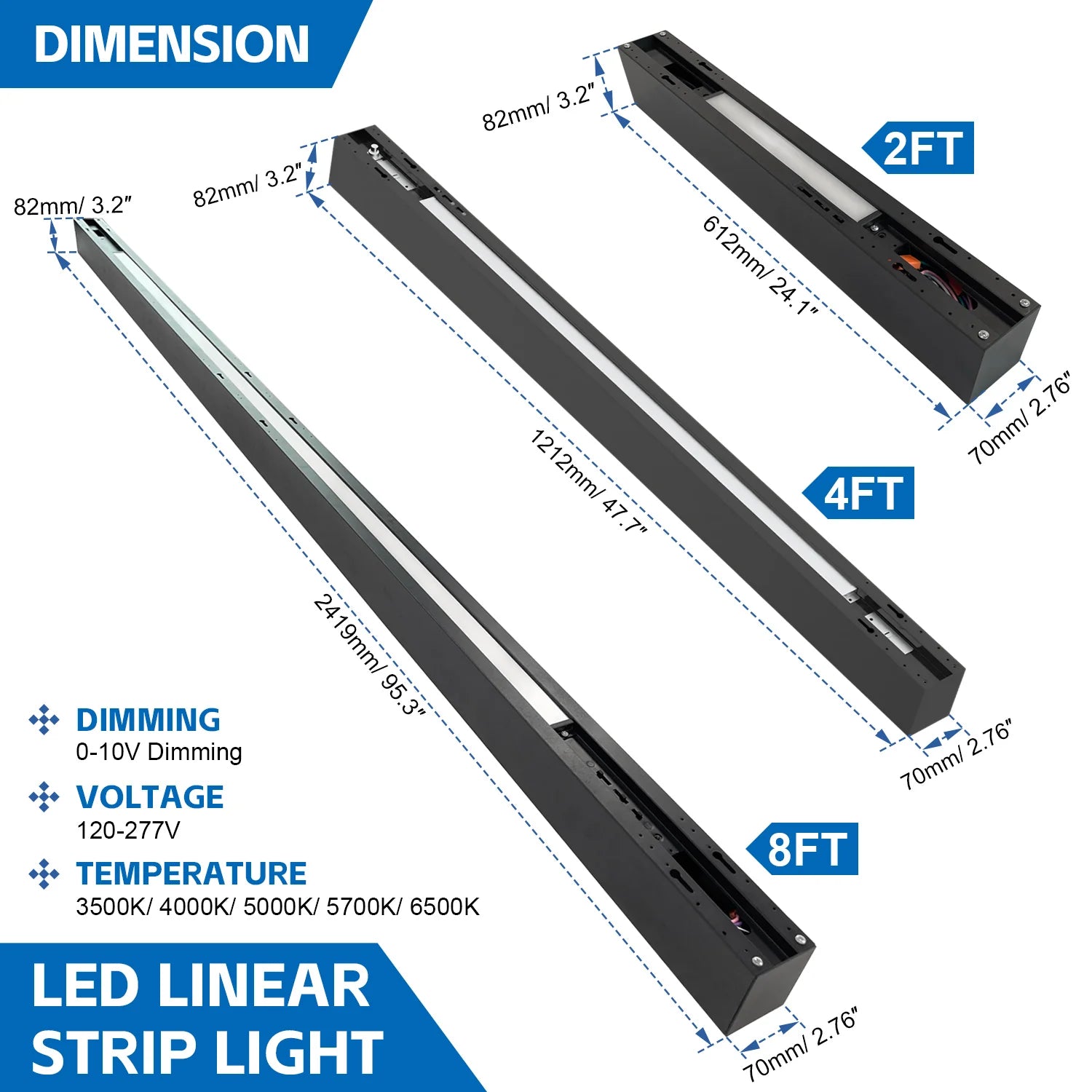 Lush Global Signature: LST Architectural "Grand Profile" 8FT Linear | Pack of 2 - Image 8