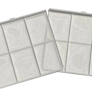 Front view of Amana FK10K Quiet White molded frame with washable nylon mesh