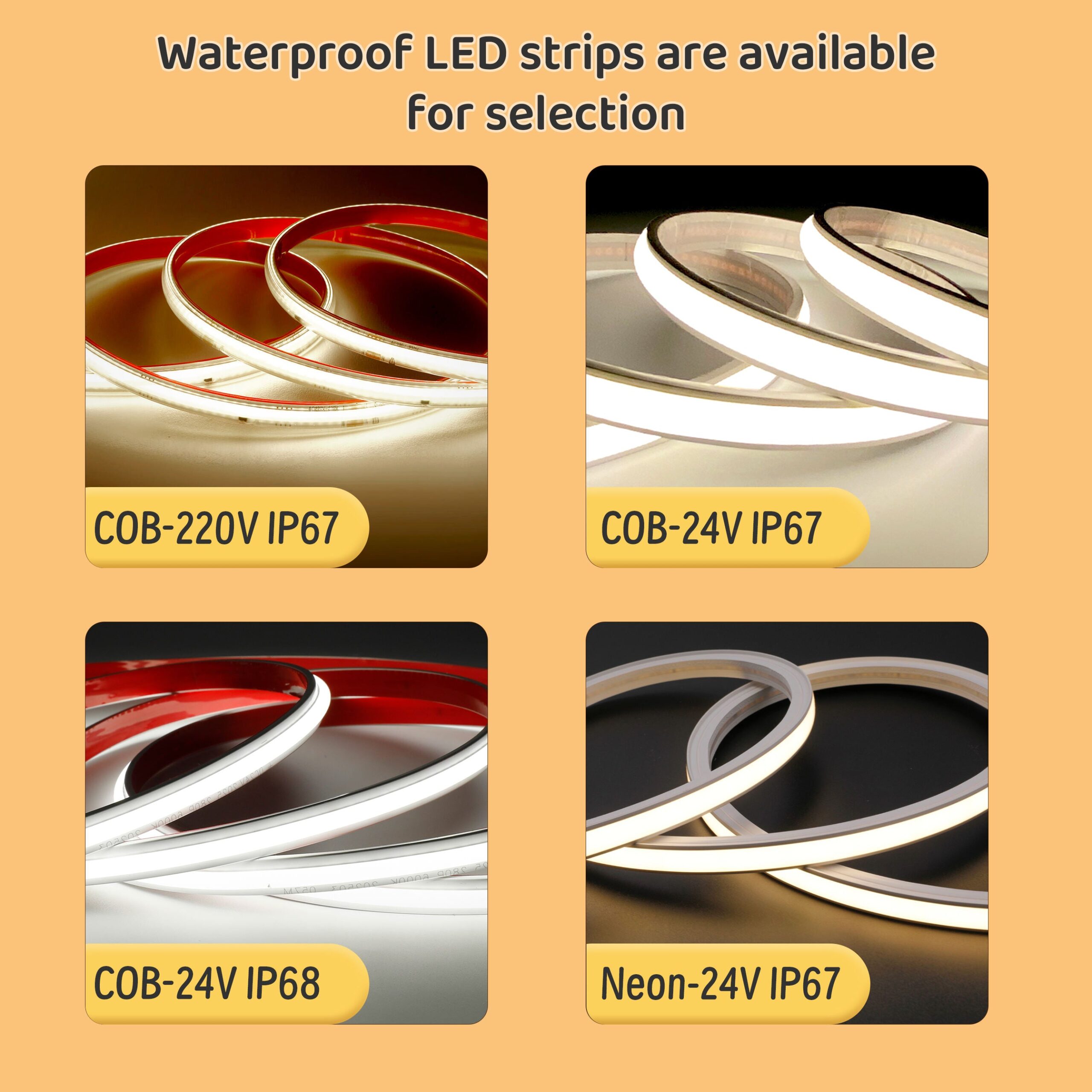 Lush Prime-Stream COB LED Strip | 100m Bulk Roll | IP65 Waterproof | Dot-Free Seamless Light - Image 5