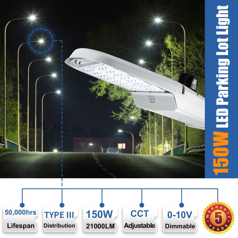 Lush Guardian LED Road & Highway Light | 75W - 150W High-Efficiency Area Lighting - Image 5