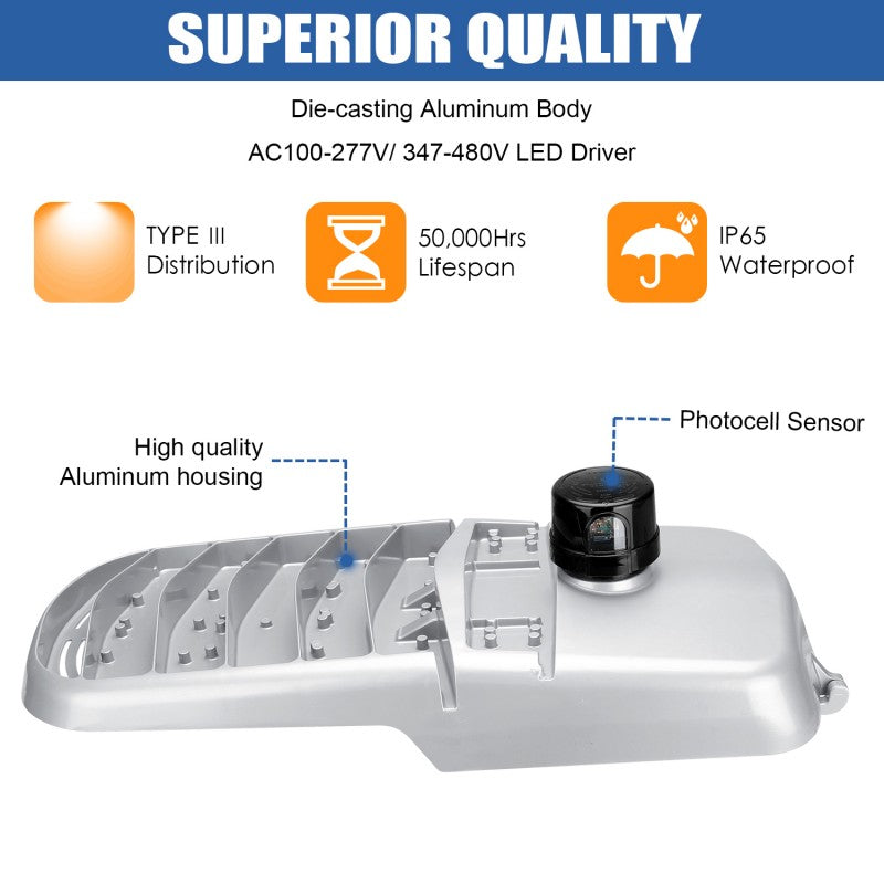 Lush Guardian LED Road & Highway Light | 75W - 150W High-Efficiency Area Lighting - Image 7