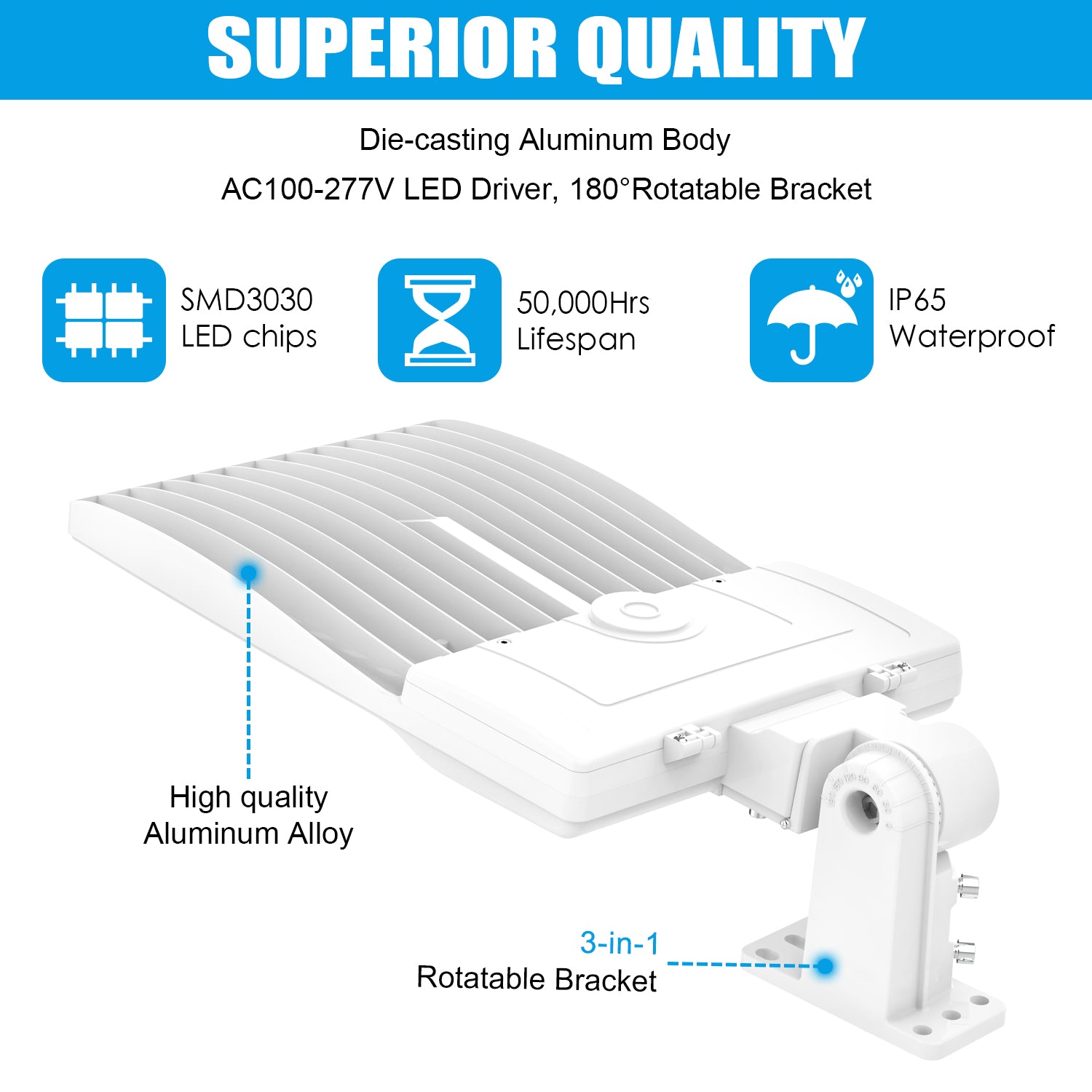 Waterproof IP65 Commercial Area Light by Lush Global Contracting