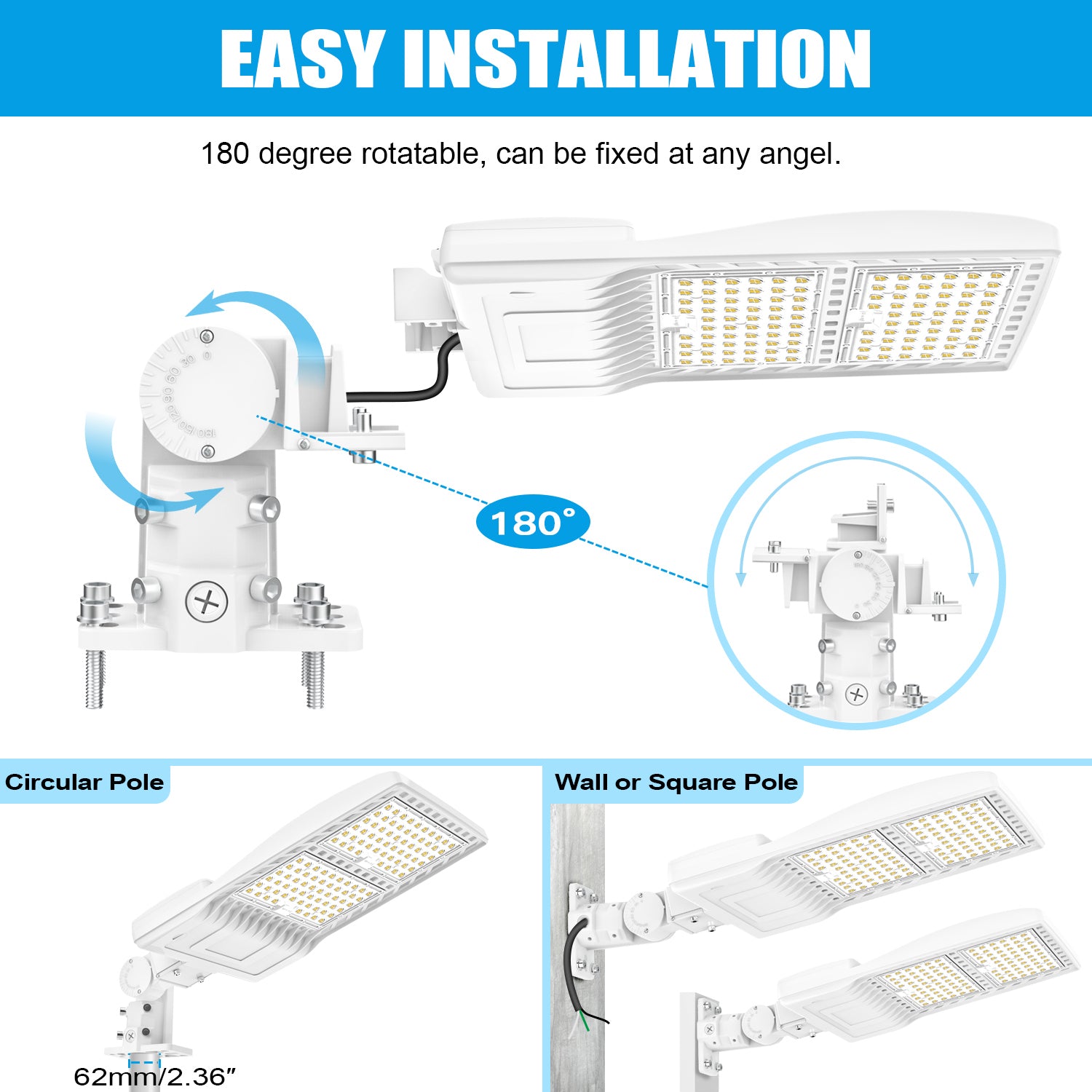 Waterproof IP65 Commercial Area Light by Lush Global Contracting