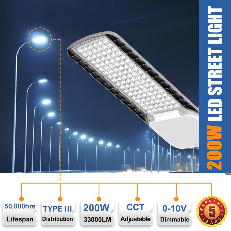 Lush Titan Pro LED Parking Lot Light | 100W-200W Commercial Street & Area Lighting - Image 2