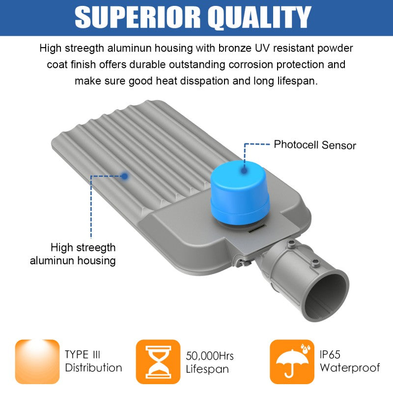 Lush Titan Pro LED Parking Lot Light | 100W-200W Commercial Street & Area Lighting - Image 4