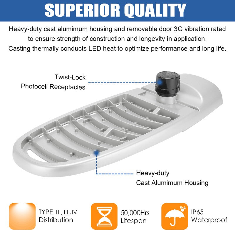 LUSH Pro LED Roadway Light | 28W-200W | DLC Premium - Image 8