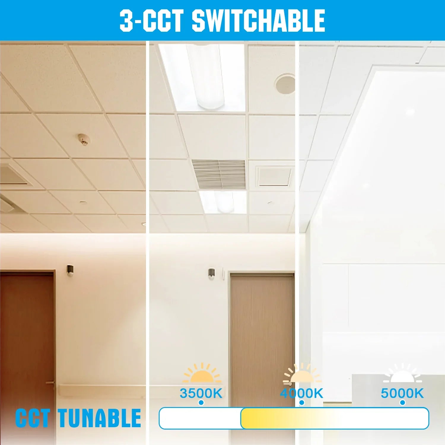 Volumetric Recessed Office Lighting by Lush Global Contracting