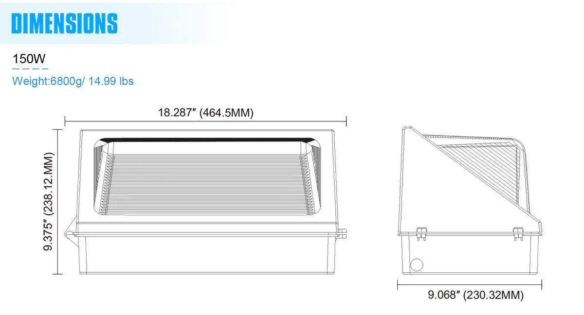 Lush Pro-Wall Prime+ | Tunable 72W-120W LED Wall Pack | 3-Color Selectable - Image 7