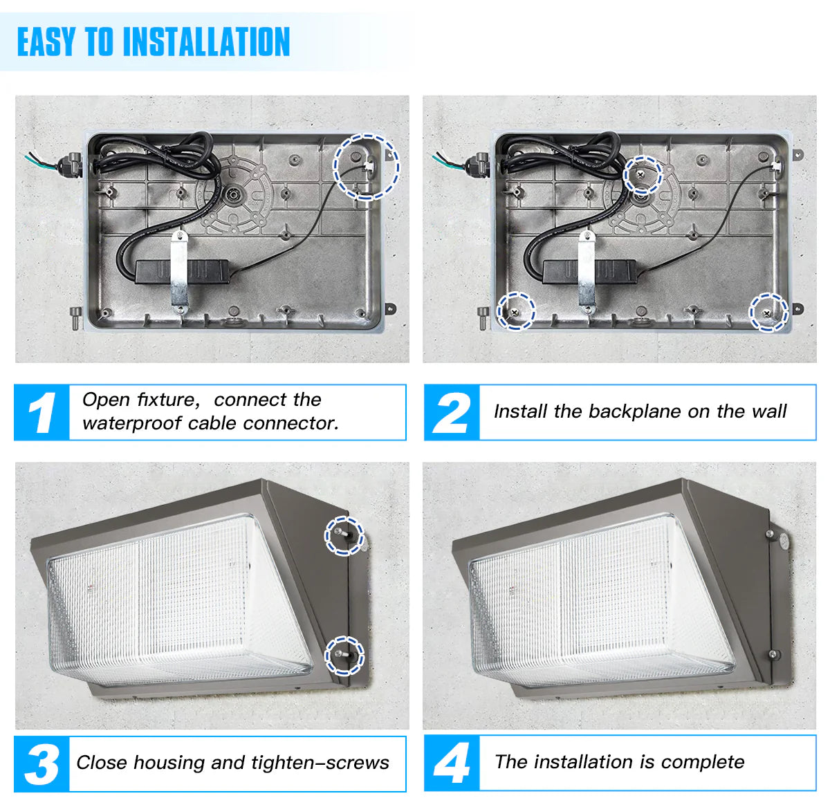 Lush Pro-Wall Prime+ | Tunable 72W-120W LED Wall Pack | 3-Color Selectable - Image 10