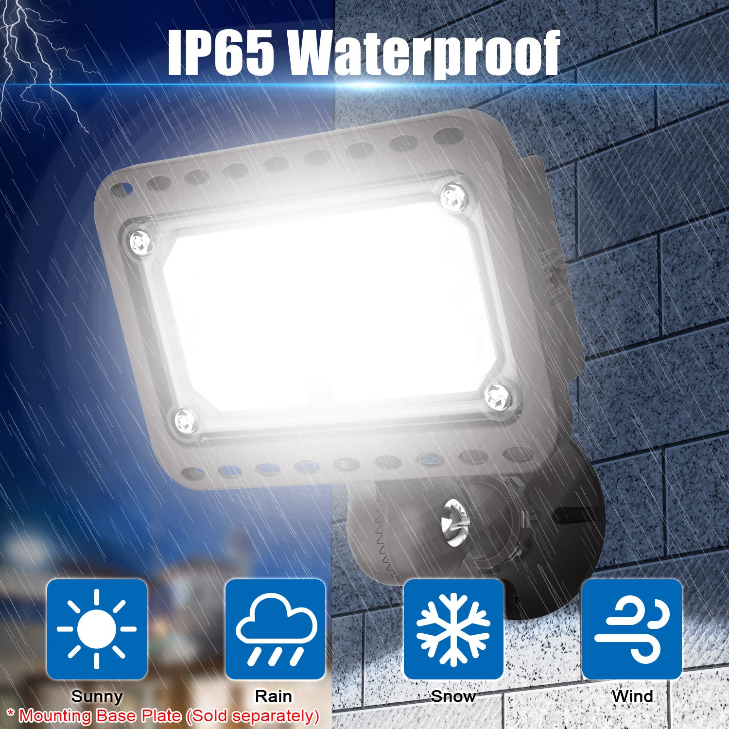 Lush Flood-Pro | High-Output LED Knuckle Flood Light | 20W - 120W Options - Image 3