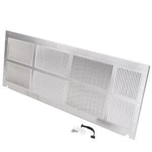 Amana SGK01B commercial standard stamped aluminum exterior grille front view