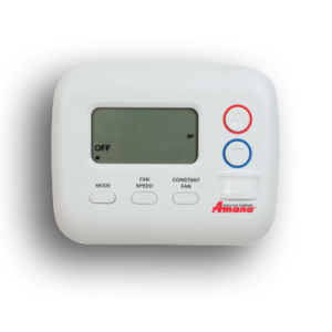 Amana DSA02NO Wireless Non-Programmable Digital Wall Thermostat | Battery-Powered 2-Way RF Control for J-Series & K-Series PTAC Systems