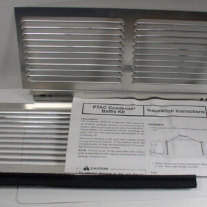 Amana DGK1B commercial architectural louvered aluminum exterior grille front view