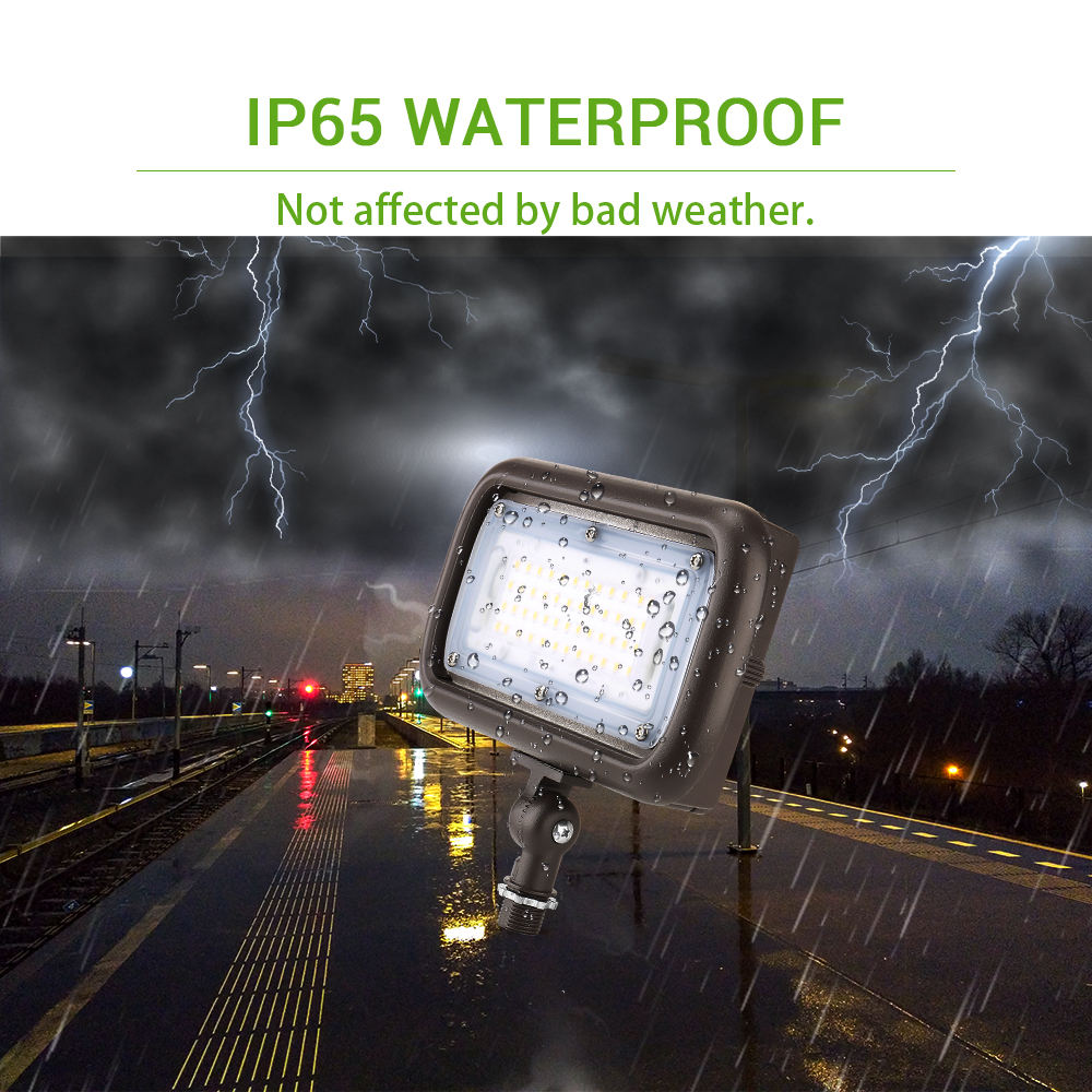 Lush Flood-Pro Knuckle | 15W-45W Adjustable LED Flood Light | 1/2" Knuckle Mount - Image 4