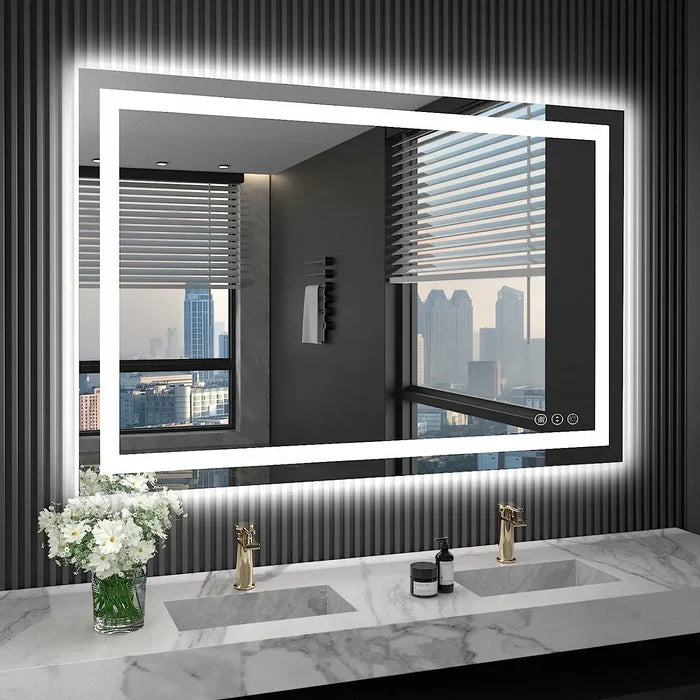 LED Bathroom Mirror – Backlit + Front Lit | Commercial Grade | Hospitality - Image 3