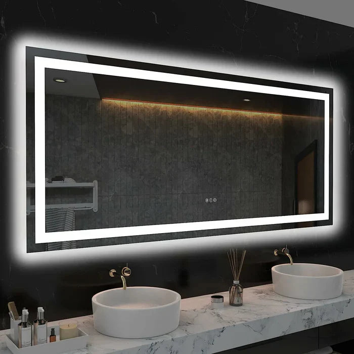 LED Bathroom Mirror – Backlit + Front Lit | Commercial Grade | Hospitality - Image 5