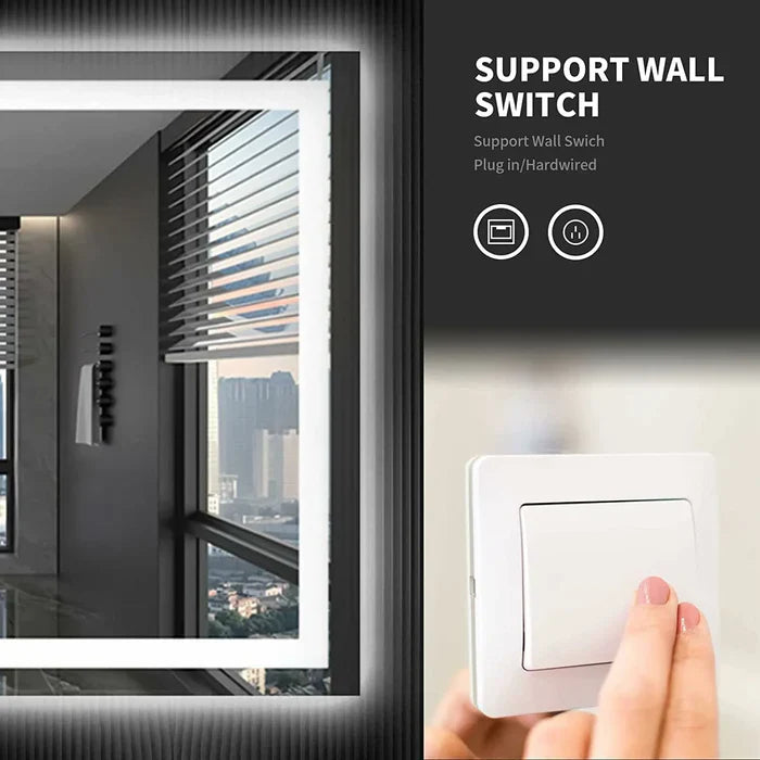 LED Bathroom Mirror – Backlit + Front Lit | Commercial Grade | Hospitality - Image 9